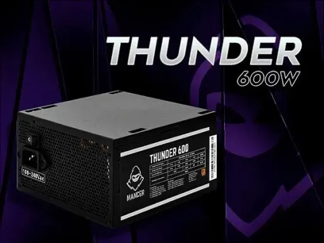 Fonte Mancer Thunder 600W 80 Plus Bronze - Perfeito Estado