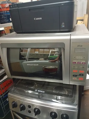 Forno Elétrico Brastemp BOG40A Ative - Inox - 40L - 110v