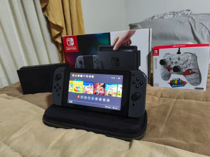 Nintendo Switch + Jogos + Acessorios