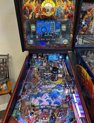 pinball guns and roses 