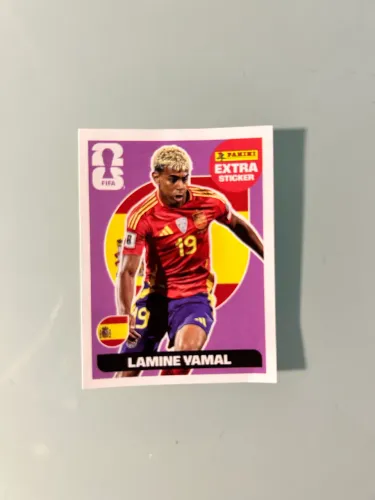 Figurinha Lamine Yamal Original Panini Extra Sticker Copa