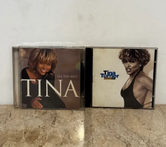 cd: tina turner all the best + simply the best - excelente estado de colecionador