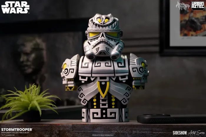 STORMTROOPER DESIGNER BUST - URBAN AZTEC Star Wars | Art Collectible by Jesse Hernandez 