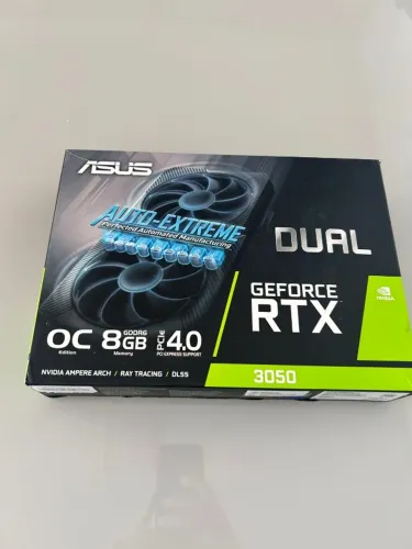 Placa de vídeo ASUS GEFORECE RTX 3050 8gb Gddr6