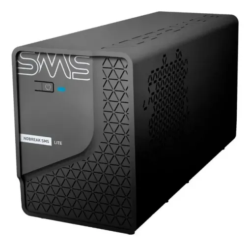 SMS NOBREAK LITE 600VA | W - BIVOLT ENT: 115/ 220V - SAÍDA: 115V - 4 TOMADAS