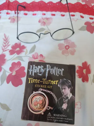 Vira tempo oficial Harry Potter + óculos de brinde