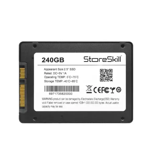 SSD WD Green 240GB Sata, Leitura 550mb/s, Gravação 450mb/s