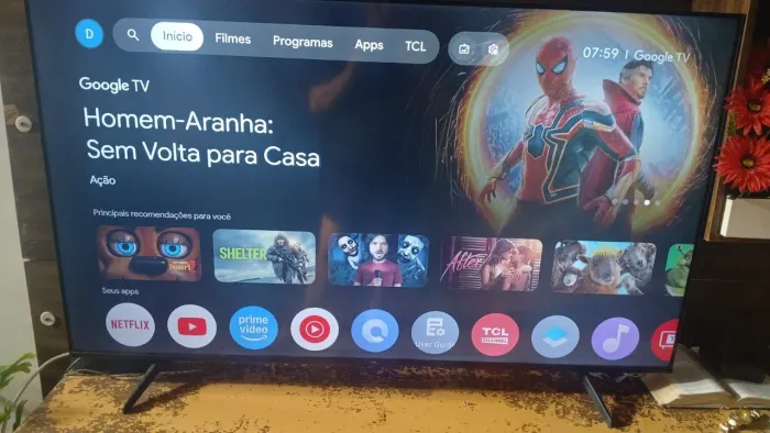 TV TCL 55" ÓTIMO ESTADO, ÚNICO DONO