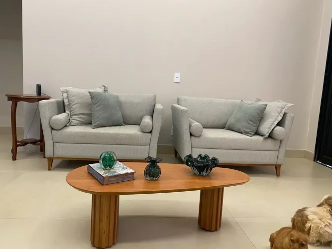 Poltronas luxo de linho