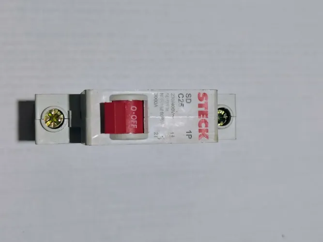 DISJUNTOR MONOFÁSICO C25A STECK 
