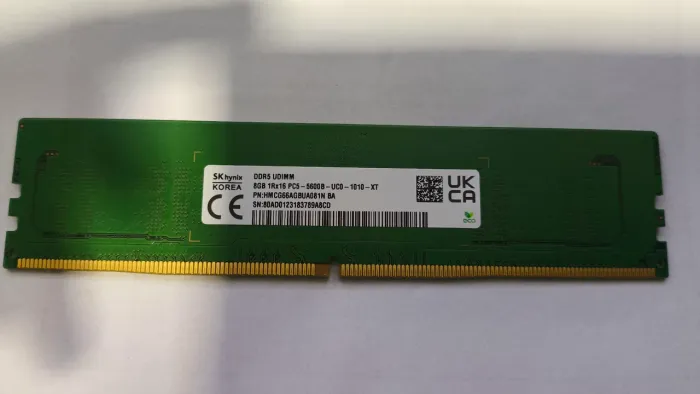 Memória 8GB DDR5 5600mhz