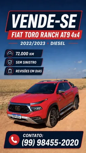 Fiat Toro Ranch 2.0 16V 4X4 Diesel Aut. 2023