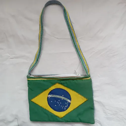 bolsa vintage retro brasil artesanal tamanho 20x28cm