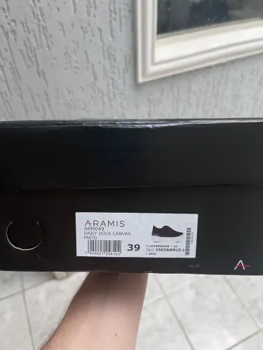 Tênis Aramis Daily Dock Canvas Preto