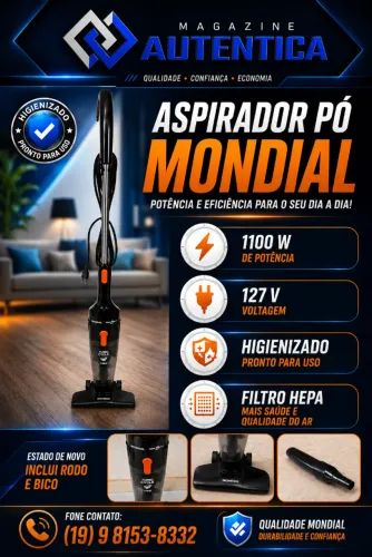 ASPIRADOR DE PO VERTICAL MONDIAL (38A-26 )