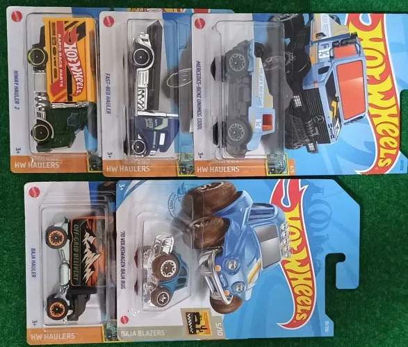 Hotwheels (kit com 5 unidades)