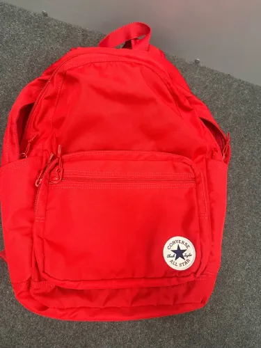 Mochila Converse escolar All Star Go2 vermelha