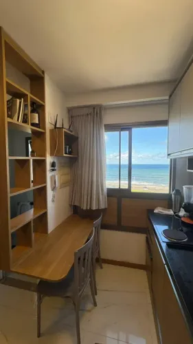 Apartamento mobiliado de 1 quarto com vista mar para aluguel em Costa Azul - Salvador  BA