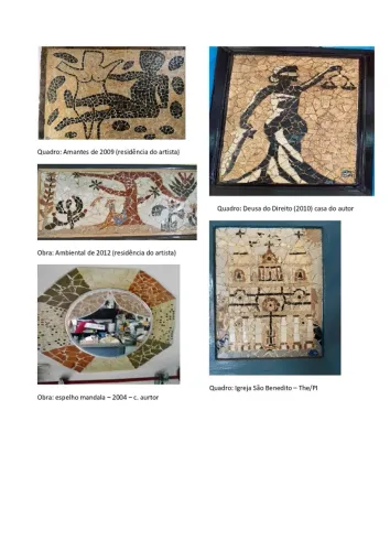 Mosaicos Temáticos em cerâmicas esmaltadas