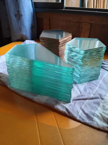 Vidros já cortados ( para artesanato/vitral etc )