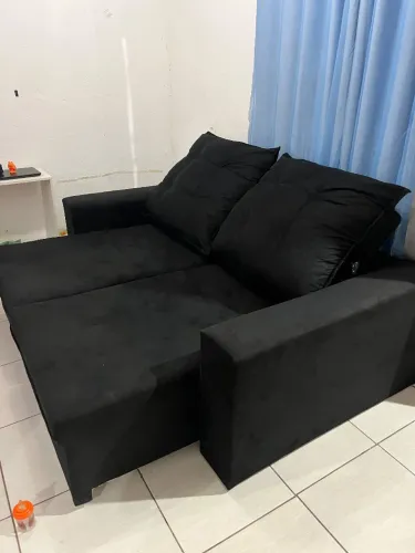 Sofá reclinável pillow 12cm novo