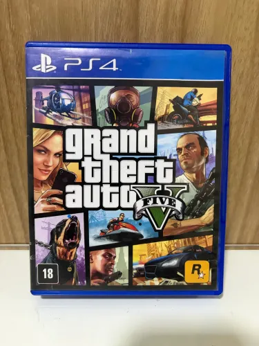 Grand Theft Auto V (GTA 5) - PS4 - Completo com Mapa
