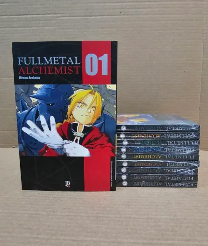 Mangás Fullmetal Alchemist (1, 2, 4, 6, 8, 9, 10, 12, 19, 21) LACRADO