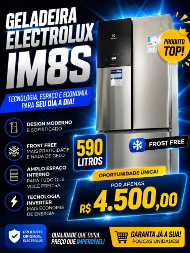 Geladeira IM8S 590 litros