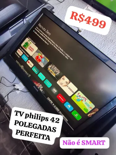 TV PHILLIPS 42 POLEGADAS BARATA R$499.