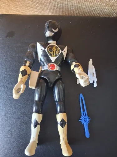 Boneco Power Rangers Preto Original Bandai Anos 90 Coleção (Usado)