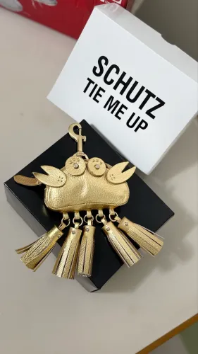 Charm Bag Schutz Caranguejo Chaveiro Novo