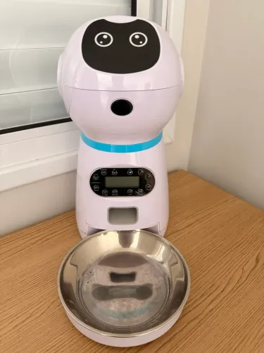 Alimentador Comedouro Automático Cães Gatos Pet Programável