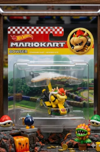 Hotwheels edição mario kart Personagem bowser