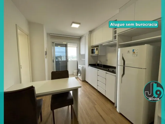 Apartamento/Studio Mobiliado para Alugar no Centro Civico 34m² por R$ 2.980,00/mês