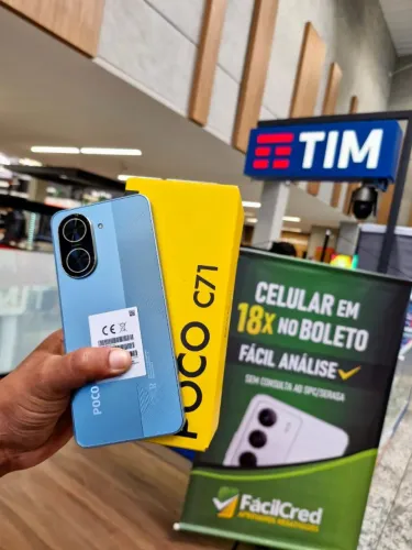 Celular novo no boleto
