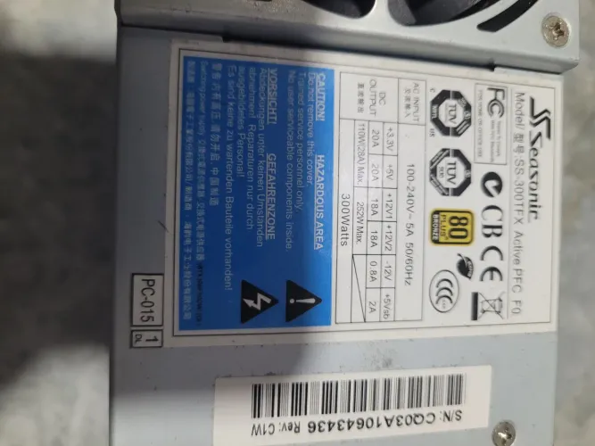 Fonte seasonic 300tfx 