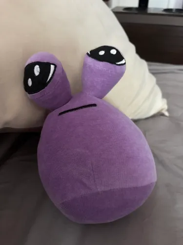 Pelúcia POU roxo novo !