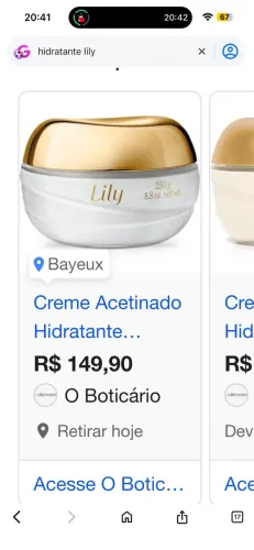Hidratante lily 