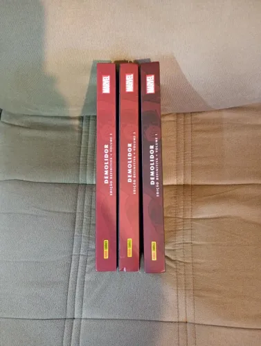 HQs, Demolidor, edição definitiva, volumes 1, 2 e 3, capa dura...Stan Lee