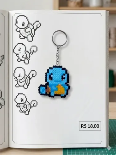 Chaveiro Hama Beads