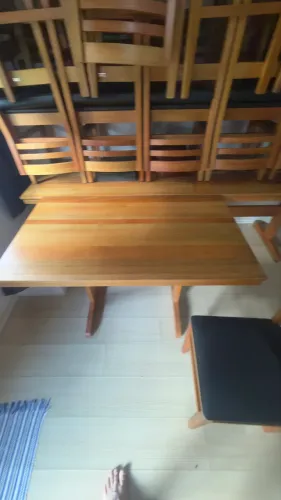 CONJUNTO COMPLETO DE MESAS E CADEIRAS PARA RESTAURANTE - MARCA RUBI - ESTADO DE NOVO