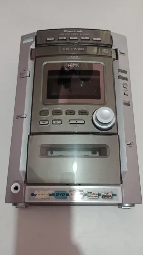 Frente display com placas mini system Panasonic SA-AK600. Funcionando perfeitamente.