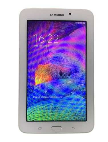 Tablet Samsung T113 Branco - USO LIMITADO - LEIA A DESCRIÇÃO