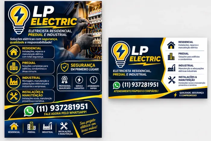 Eletricista Residencial e Industrial Predial
