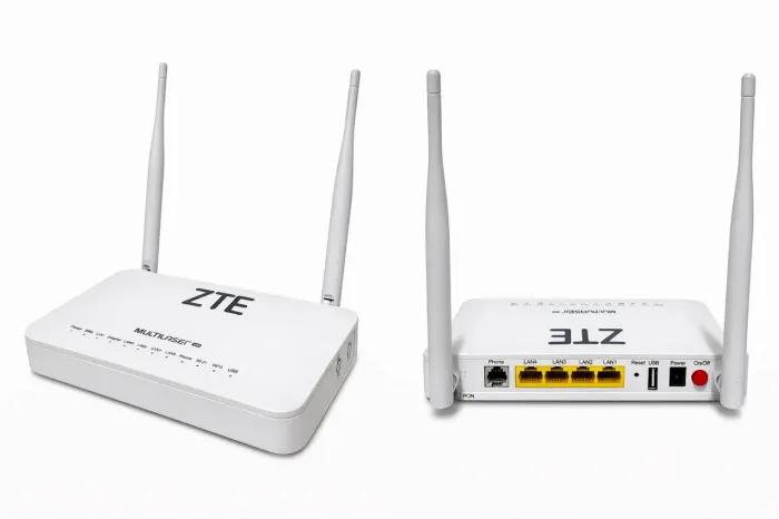 ONT ZTE ZXHN F670L Dual Band Wi-Fi Fibra Óptica GPON Usado Kit 10x