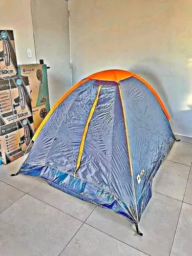 Barraca de Camping Nautika Panda Iglu 3 Pessoas Azul Nova Faço entrega