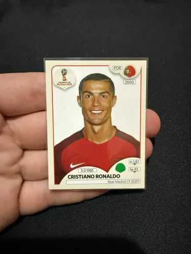 Figurinha Cristiano Ronaldo CR7 Copa do Mundo Rússia 2018 Panini Original