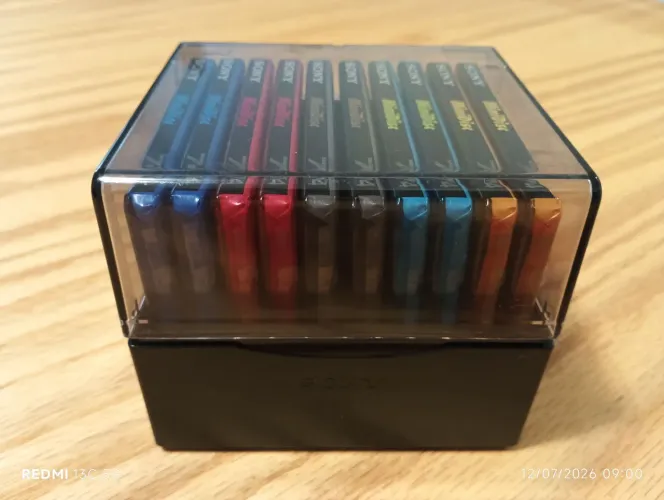 MiniDiscs Sony 74 min Lacrados + Box Original Sony