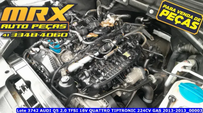 Motor Parcial Audi Q5 2.0 16v Tfsi 224cv Gas 2013