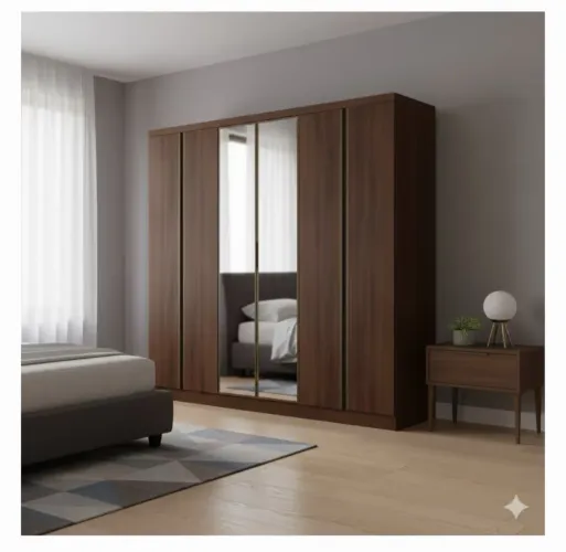 Guarda-roupa de casal 6 portas novo lacrado na caixa